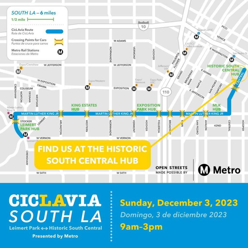 Leimert Park Map Ciclavia