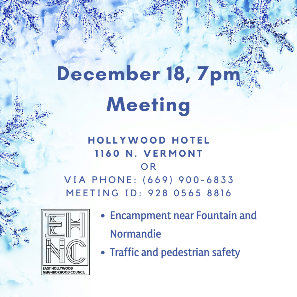 December Meeting