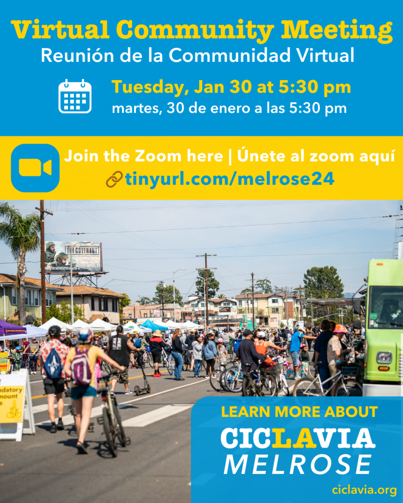 CicLAvia community meeting