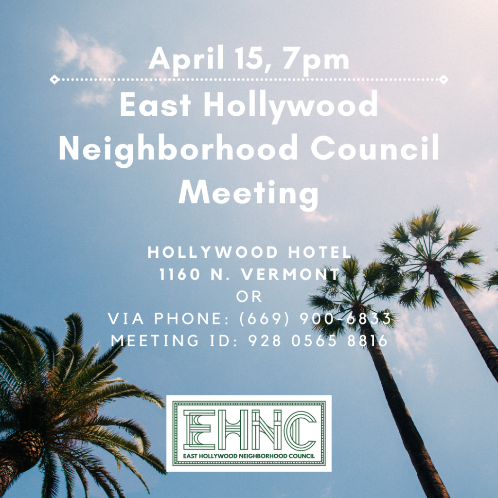 April 15 Meeting