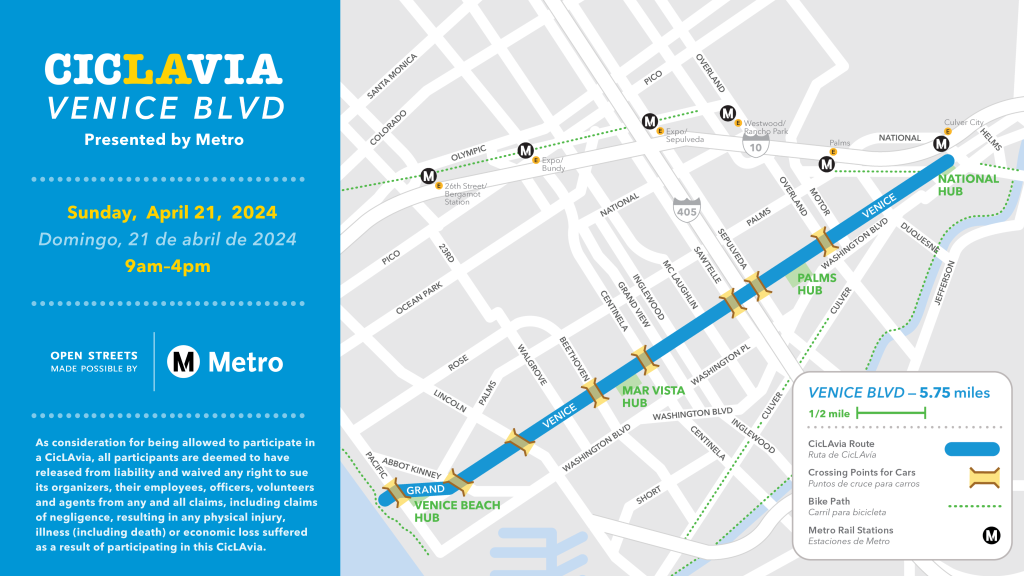 Ciclavia Venice April 21