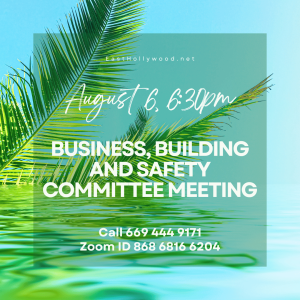 Business, Building and Safety Committee Meeting
