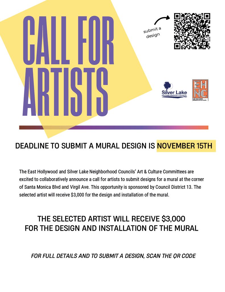 thumbnail of English Call for Artists