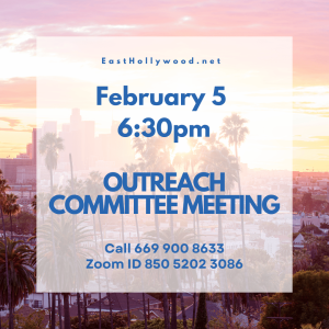 Outreach Committee Meeting 